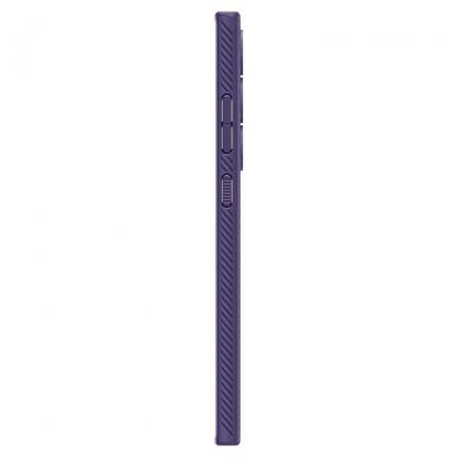 Spigen Liquid Air Case - силиконов (TPU) калъф с висока степен на защита за Samsung Galaxy S24 Ultra (лилав) 5