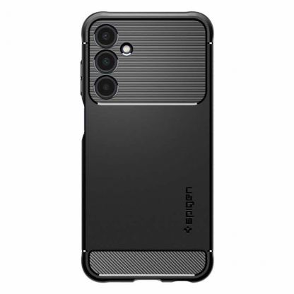 Spigen Rugged Armor Case - тънък качествен силиконов (TPU) калъф за Samsung Galaxy A25 5G (черен) 7