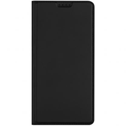 Dux Ducis Skin Pro Case - кожен калъф с поставка и отделение за кр. карти за Samsung Galaxy S24 Plus (черен) 10