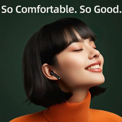 QCY AilyBuds Lite T29 TWS Wireless Earbuds - безжични блутут слушалки за мобилни устройства (черен)  3