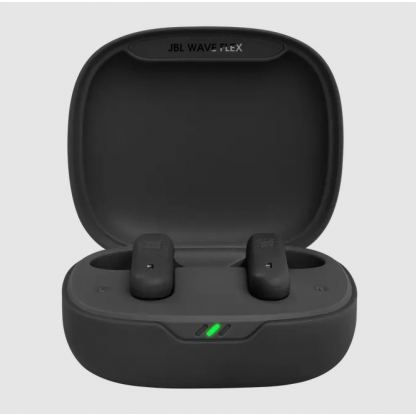 JBL Wave Flex TWS Earbuds - безжични блутут слушалки със зареждащ кейс (черен)  3