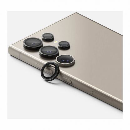 Ringke Camera Lens Frame Glass - предпазни стъклени лещи за камерата на Samsung Galaxy S24 Ultra (черен) 5