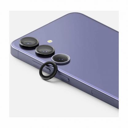 Ringke Camera Lens Frame Glass - предпазни стъклени лещи за камерата на Samsung Galaxy S24 Plus (черен) 2