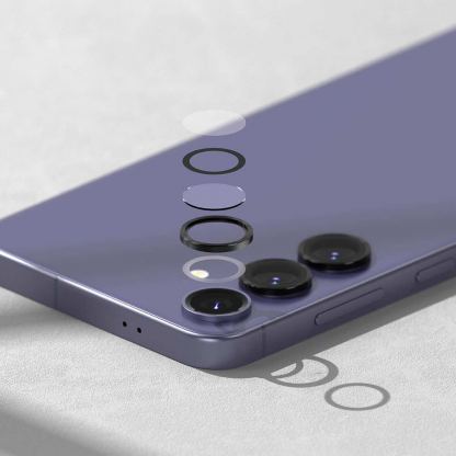 Ringke Camera Lens Frame Glass - предпазни стъклени лещи за камерата на Samsung Galaxy S24 Plus (черен) 4