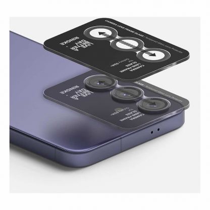 Ringke Camera Lens Frame Glass - предпазни стъклени лещи за камерата на Samsung Galaxy S24 Plus (черен) 5
