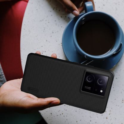 Nillkin Super Frosted Shield Pro Case - хибриден  удароустойчив кейс с MagSafe за Xiaomi 13T, Xiaomi 13T Pro (черен) 6