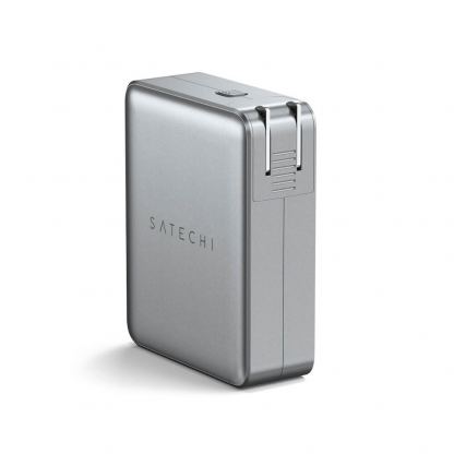 Satechi 145W USB-C PD GaN Travel Charger - захранване за ел. мрежа с технология за бързо зареждане и 4xUSB-C PD изхода (сив) 2