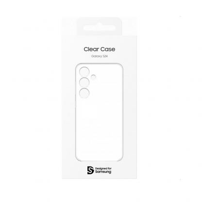Samsung Soft Clear Cover Case GP-FPS921SAATW - оригинален TPU кейс за Samsung Galaxy S24 (прозрачен)  5