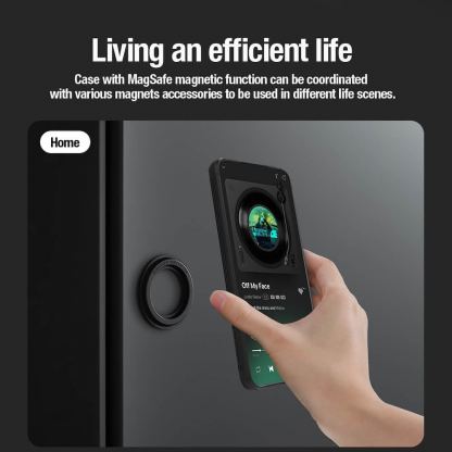Nillkin CamShield Pro Magnetic Hard Case - хибриден удароустойчив кейс с MagSafe за Samsung Galaxy S24 (черен) 3