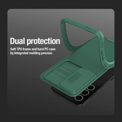 Nillkin CamShield Pro Magnetic Hard Case - хибриден удароустойчив кейс с MagSafe за Samsung Galaxy S24 (черен) 4