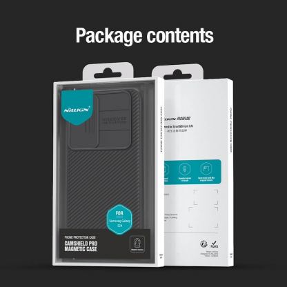 Nillkin CamShield Pro Magnetic Hard Case - хибриден удароустойчив кейс с MagSafe за Samsung Galaxy S24 (черен) 9