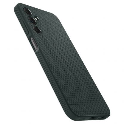 Spigen Liquid Air Case - силиконов (TPU) калъф с висока степен на защита за Samsung Galaxy A15, Galaxy A15 5G (зелен) 10