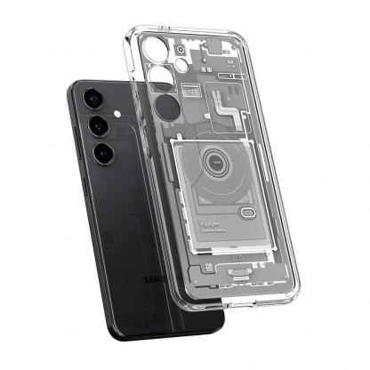 Spigen Ultra Hybrid Zero One Case - хибриден кейс с висока степен на защита за Samsung Galaxy S24 (бял)  8