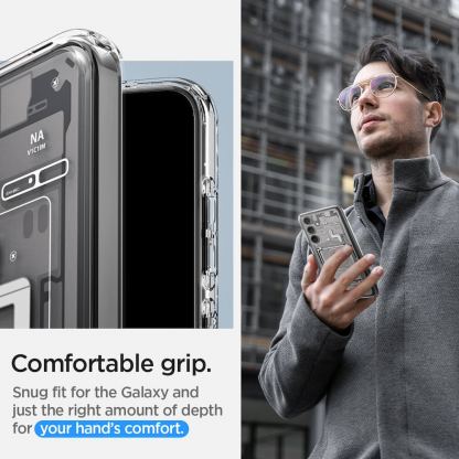 Spigen Ultra Hybrid Zero One Case - хибриден кейс с висока степен на защита за Samsung Galaxy S24 (бял)  14