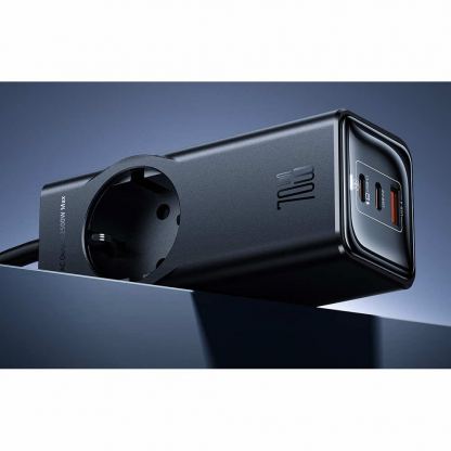 McDodo GaN Power Strip 70W (CH-4620) - захранване за ел. мрежа за лаптопи, смартфони и таблети с AC, USB-A и 2xUSB-C изходи за зареждане на мобилни устройства (черен) 9