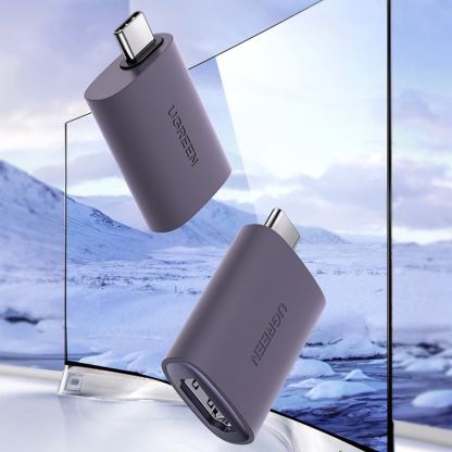Ugreen US320 USB-C to HDMI Adapter 4K - USB-C адаптер за свързване от USB-C към HDMI (тъмносив)  7