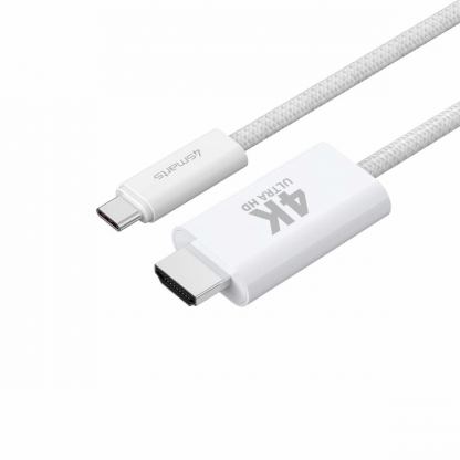 4smarts 4K 60Hz USB-C to HDMI Cable - кабел с поддръжка на 4K за свързване от USB-C към HDMI (200 см) (бял) 3