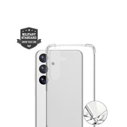 4smarts Hard Cover Ibiza - хибриден удароустойчив кейс за Samsung Galaxy S24 Plus (прозрачен) 2