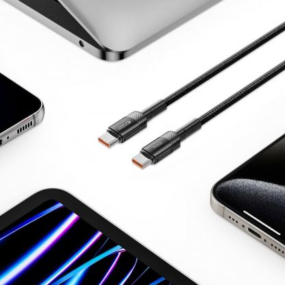 Tech-Protect Ultraboost Evo USB-C to USB-C Cable 100W - USB-C към USB-C кабел за устройства с USB-C порт (100 см) (черен) 5