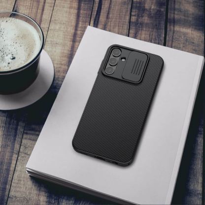 Nillkin CamShield Case - поликарбонатов кейс за Samsung Galaxy A25 5G (черен) 7