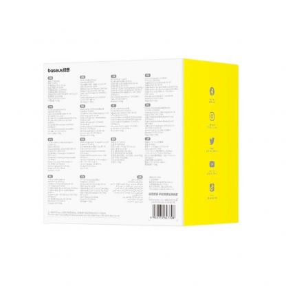 Baseus 2in1 MagPro Magnetic Charger with MagSafe 20W (BS-W531) - двойна поставка (пад) за безжично зареждане за iPhone с MagSafe и AirPods с вграден USB-C кабел  (черен) 8