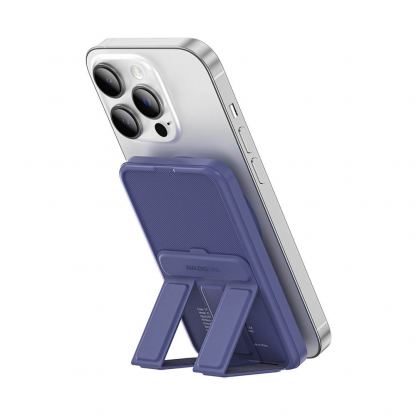 AmazingThing Thunder Pro Stand Magnetic Wireless Power Bank 5000 mAh 22.5W - преносима външна батерия с USB-C порт и безжично зареждане с MagSafe (син) 8
