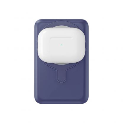 AmazingThing Thunder Pro Stand Magnetic Wireless Power Bank 5000 mAh 22.5W - преносима външна батерия с USB-C порт и безжично зареждане с MagSafe (син) 17