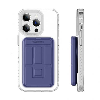 AmazingThing Thunder Pro Stand Magnetic Wireless Power Bank 5000 mAh 22.5W - преносима външна батерия с USB-C порт и безжично зареждане с MagSafe (син) 19