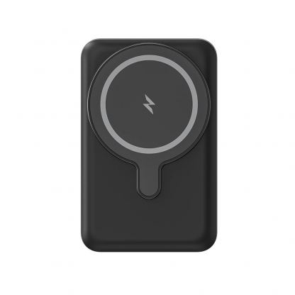 AmazingThing Thunder Pro Stand Magnetic Wireless Power Bank 5000 mAh 22.5W - преносима външна батерия с USB-C порт и безжично зареждане с MagSafe (черен) 3