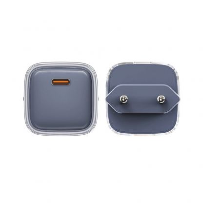 Acefast PD GaN USB-C Wall Charger 30W - захранване за ел. мрежа с USB-C изход с технология за бързо зареждане (сив) 4