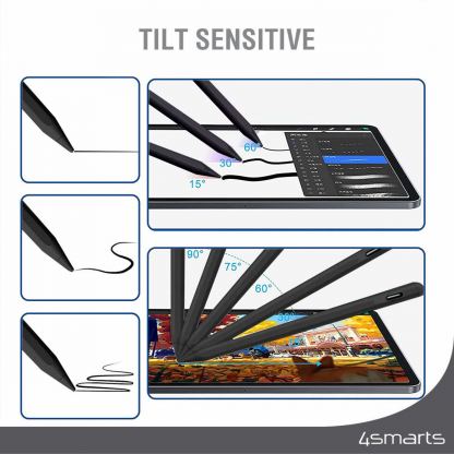 4smarts Active Pencil Pro 3 Stylus - професионална писалка за iPad (черен) 5