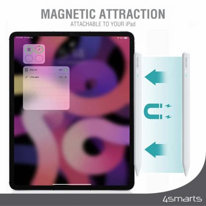 4smarts Active Pencil Pro 3 Stylus - професионална писалка за iPad (бял) 3