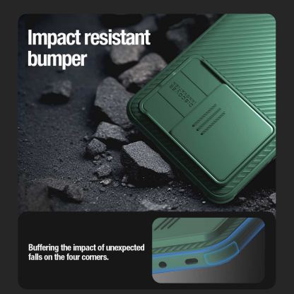 Nillkin CamShield Pro Hard Case - хибриден удароустойчив кейс за Xiaomi 13T, Xiaomi 13T Pro (черен) 5