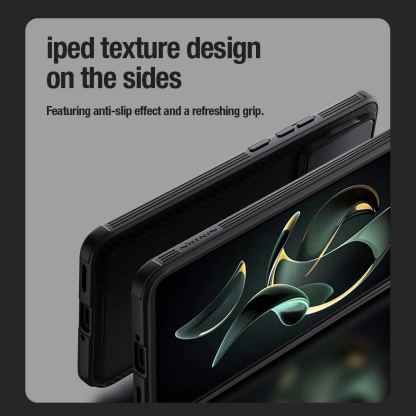 Nillkin CamShield Pro Hard Case - хибриден удароустойчив кейс за Xiaomi 13T, Xiaomi 13T Pro (черен) 6