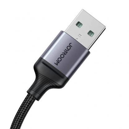 Joyroom Speedy 3-in-1 USB-A Fast Charging Cable 100W - универсален USB-A кабел с Lightning, microUSB и USB-C конектори (120 см) (черен) 3