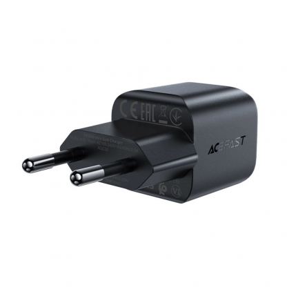Acefast A73 Mini PD GaN Fast Wall Charger 20W - захранване за ел. мрежа с USB-C изход с технология за бързо зареждане (черен)  2
