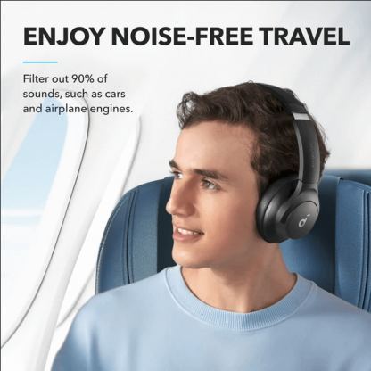 Anker Soundcore Life Q20i Hybrid Active Noise Cancelling Headphones - безжични слушалки с активна изолация на околния шум (тъмносин)  8