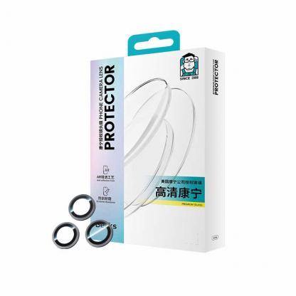 Benks Warrior Tempered Glass Camera Lens Protector - предпазни стъклени лещи за камерата на iPhone 15, iPhone 15 Plus (светлосин) 2