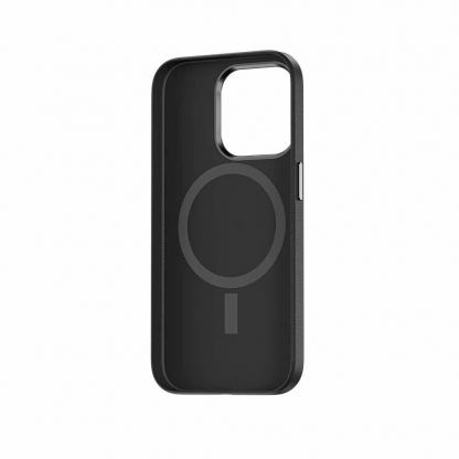 Benks Magnetic Leather MagSafe Case - кожен кейс с MagSafe за iPhone 15 Pro (черен) 3