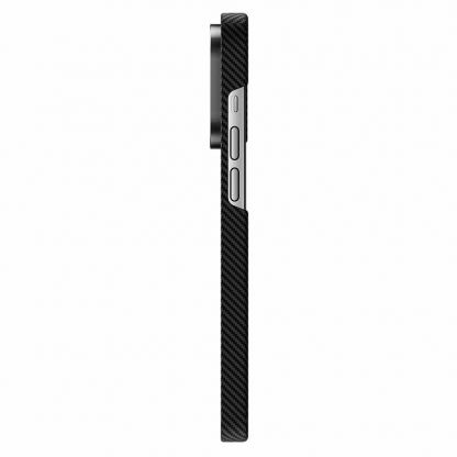 Benks Armor Air Kevlar Metal Frame Case 600D - кевларен кейс с MagSafe за iPhone 15 Pro (черен) 2
