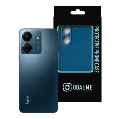 OBALME Basic Matte TPU Case - силиконов (TPU) калъф за Xiaomi Redmi 13C, Xiaomi Poco C65 (син)  3