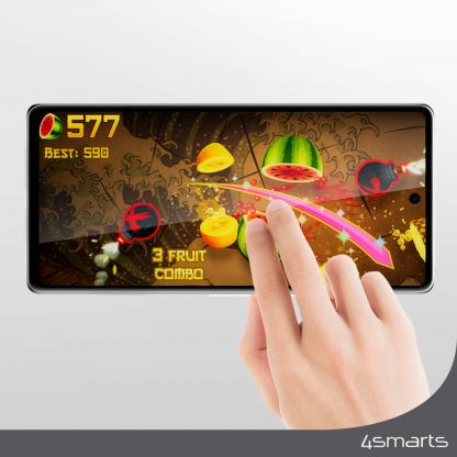 4smarts Second Glass - калено стъклено защитно покритие за дисплея на Samsung Galaxy A55 (прозрачен) 6