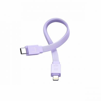 Joyroom Magnetic Power Bank with Lightning cable 20W 10000mAh - външна батерия с USB-C към Lightning кабел, USB-C и Lightning портове (лилав) 4