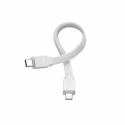 Joyroom Magnetic Power Bank with Lightning cable 20W 10000mAh - външна батерия с USB-C към Lightning кабел, USB-C и Lightning портове (бял) 5