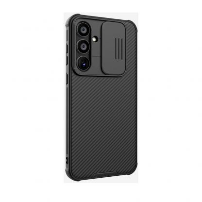 Nillkin CamShield Pro Magnetic Hard Case - хибриден удароустойчив кейс с MagSafe за Samsung Galaxy A55 5G (черен) 3