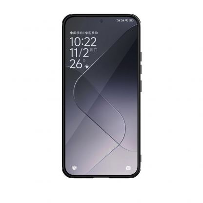 Nillkin CamShield Prop Leather Magnetic Case - хибриден удароустойчив кожен кейс с MagSafe за Xiaomi 14 Pro (черен) 2