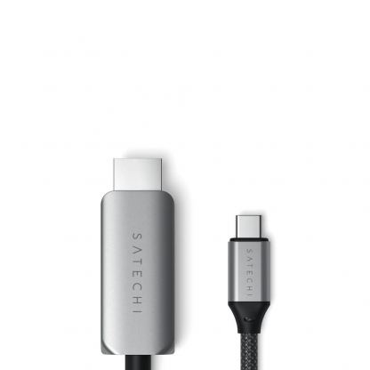 Satechi USB-C to HDMI 2.1 8K Cable - кабел за свързване от USB-C към HDMI 8K (200 см) (черен)  5