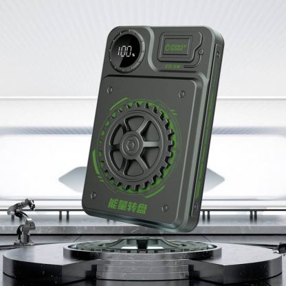 Dudao K24 Fast Charge 22.5W Power Bank 10000mAh - външна батерия 22.5W с USB и USB-C изходи и с технология за бързо зареждане (тъмносив) 2