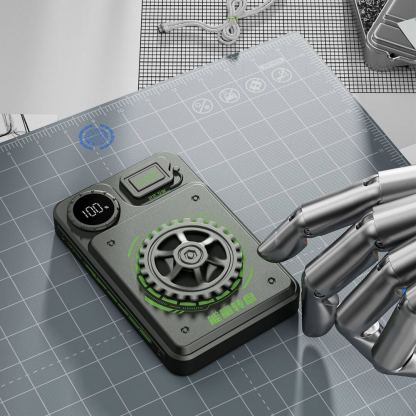 Dudao K24 Fast Charge 22.5W Power Bank 10000mAh - външна батерия 22.5W с USB и USB-C изходи и с технология за бързо зареждане (тъмносив) 3