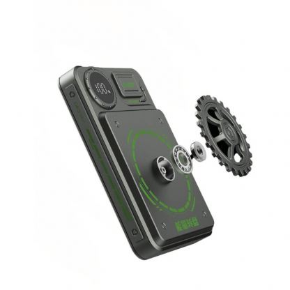 Dudao K24 Fast Charge 22.5W Power Bank 10000mAh - външна батерия 22.5W с USB и USB-C изходи и с технология за бързо зареждане (тъмносив) 4